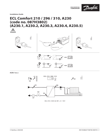 Ecl comfort 310 схема подключения