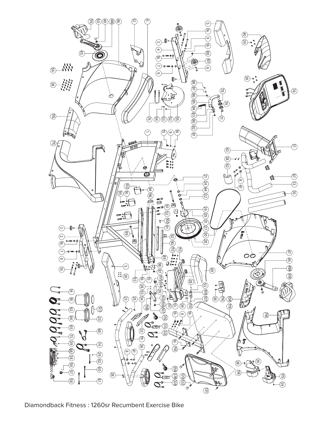 Diamondback Fitness 1260sr 用户手册 
