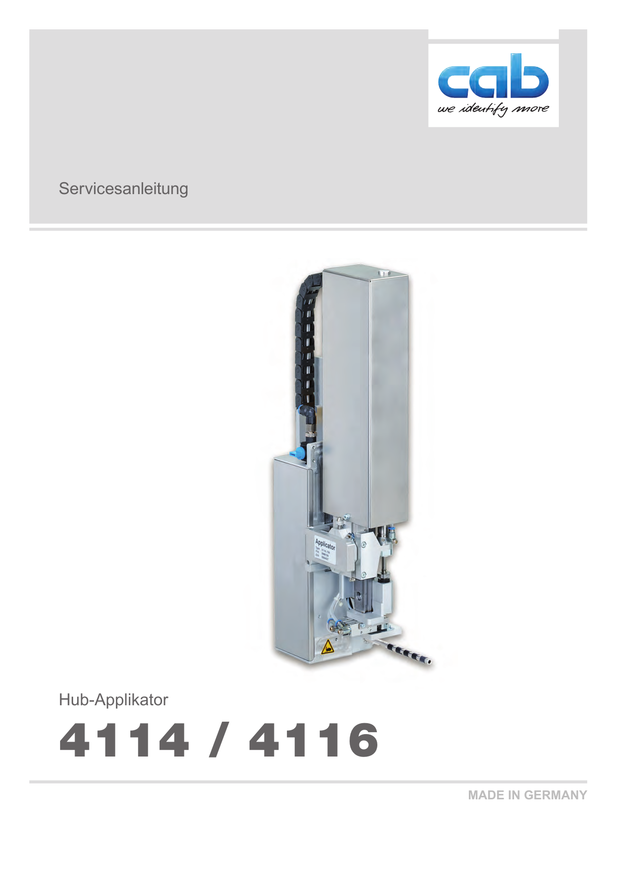 CAB HERMES Q / Hermes+ applicators Benutzerhandbuch Manualzz