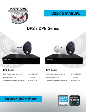 Troubleshooting Night Owl Dp2 Series Dp8 Series Troubleshooting