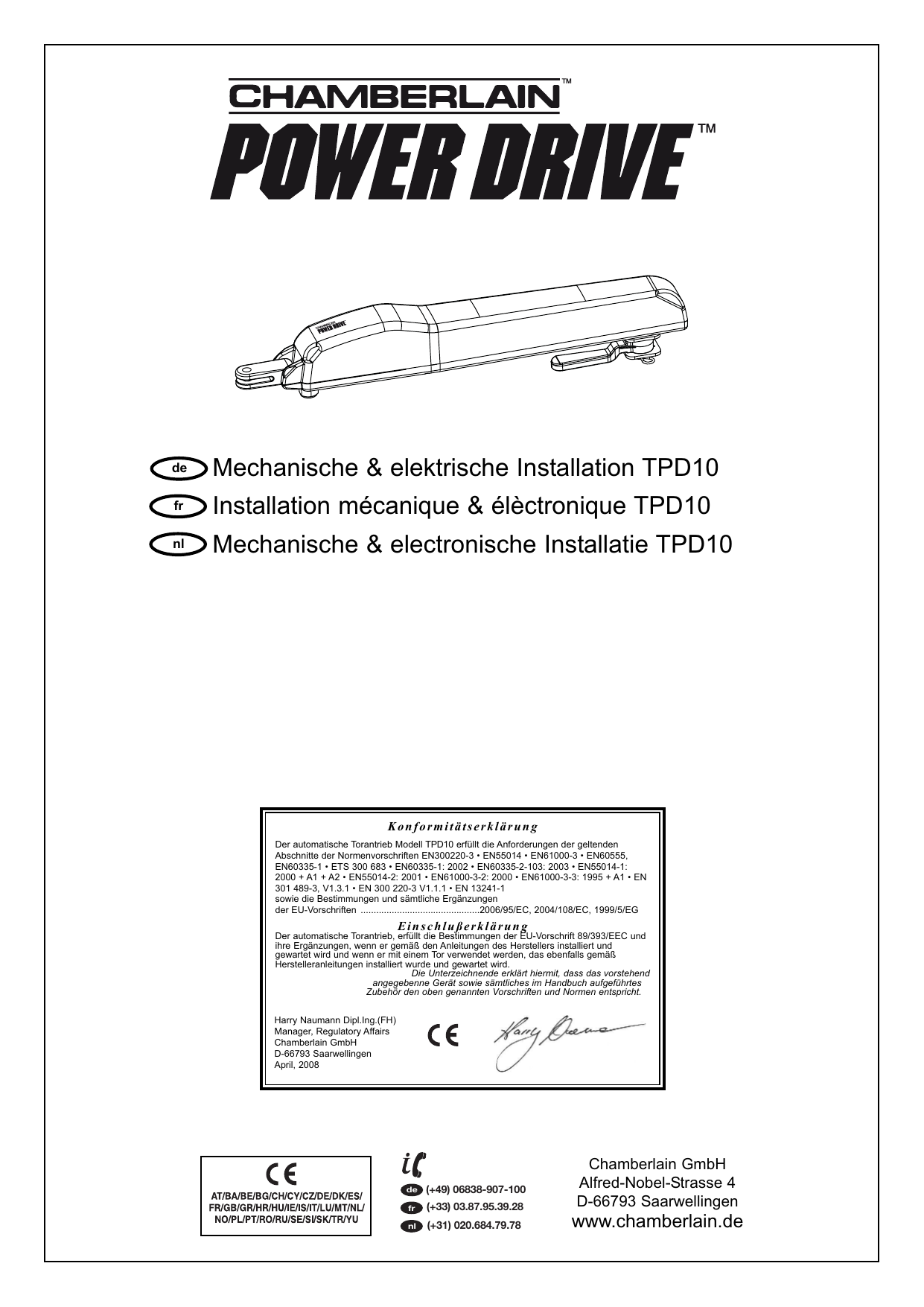 Chamberlain Tpd1005 edu.svet.gob.gt