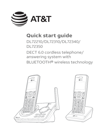 AT&T DL72210 Quick Start Guide | Manualzz
