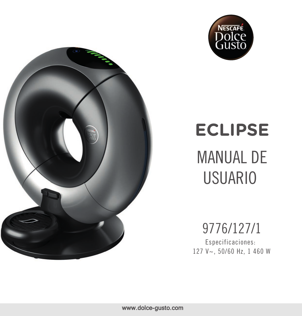 Dolce Gusto Eclipse El manual del propietario | Manualzz