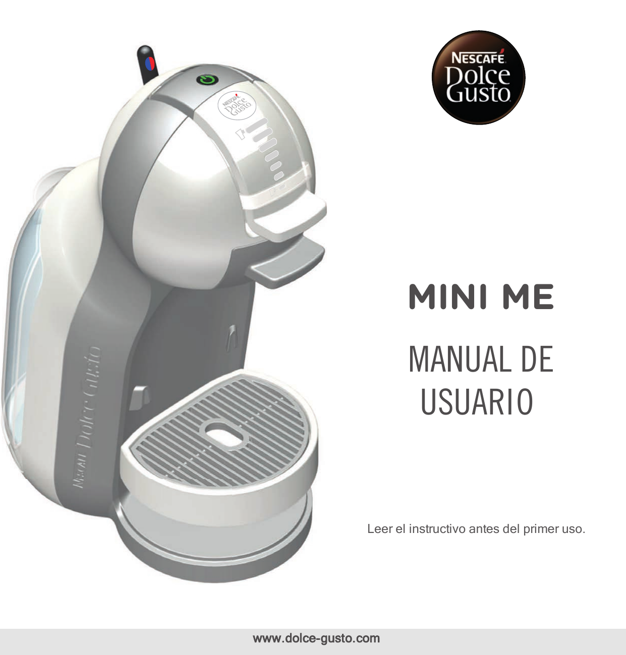 Dolce Gusto Mini-Me El manual del propietario | Manualzz