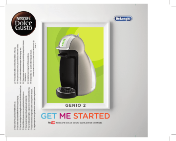 Dolce Gusto Piccolo Genio, Genio 2 El kitabı | Manualzz
