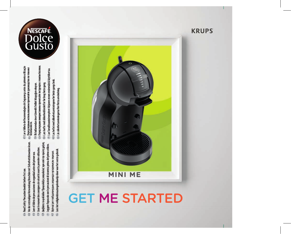 Dolce Gusto Mini Me® Owner's manual Manualzz