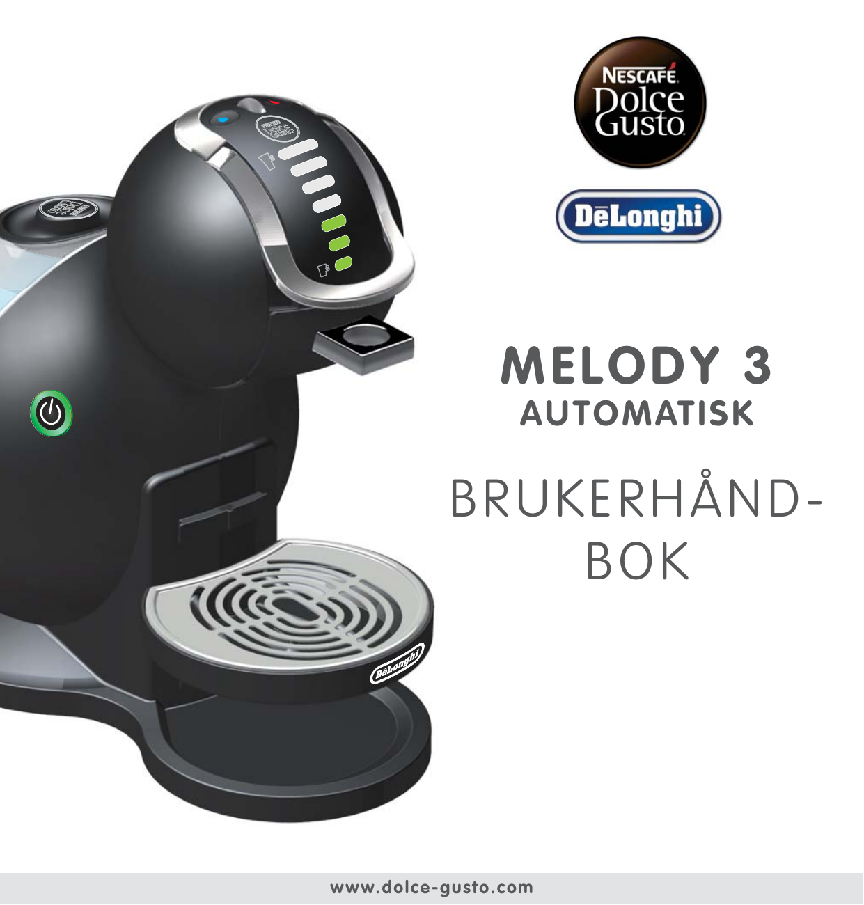 Dolce Gusto Melody 3 FS Brugervejledning Manualzz