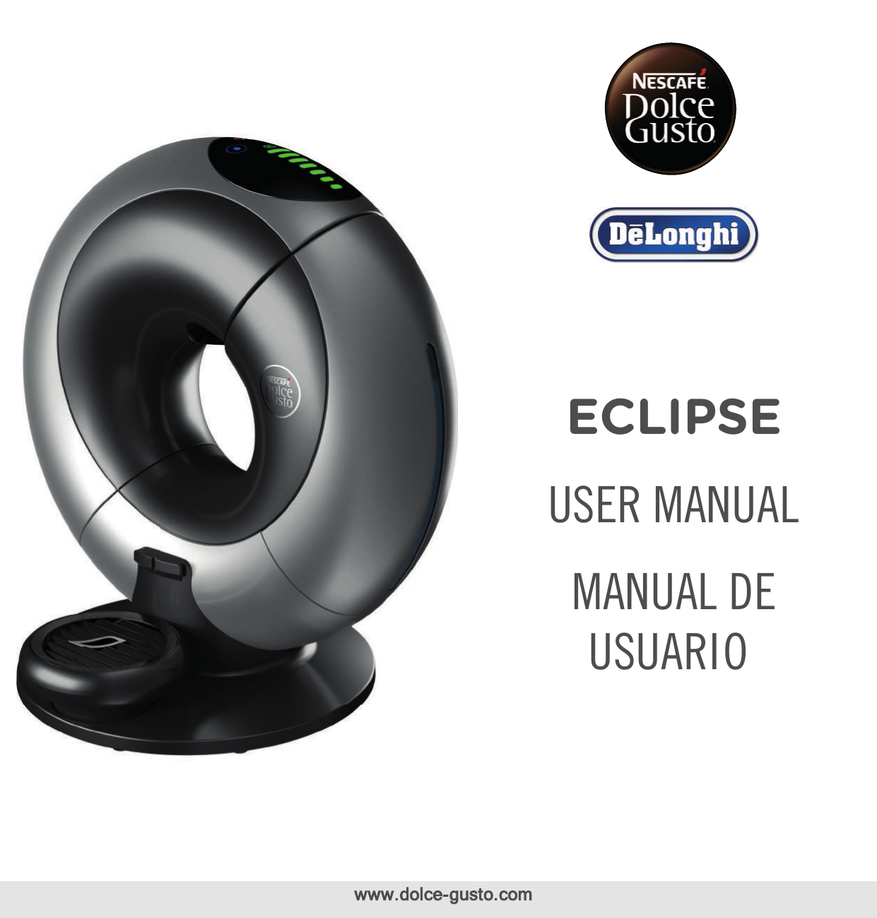 Dolce Gusto Eclipse Owner's Manual | Manualzz