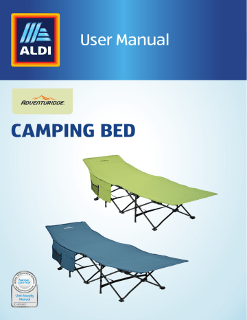 Aldi shop camp stretcher