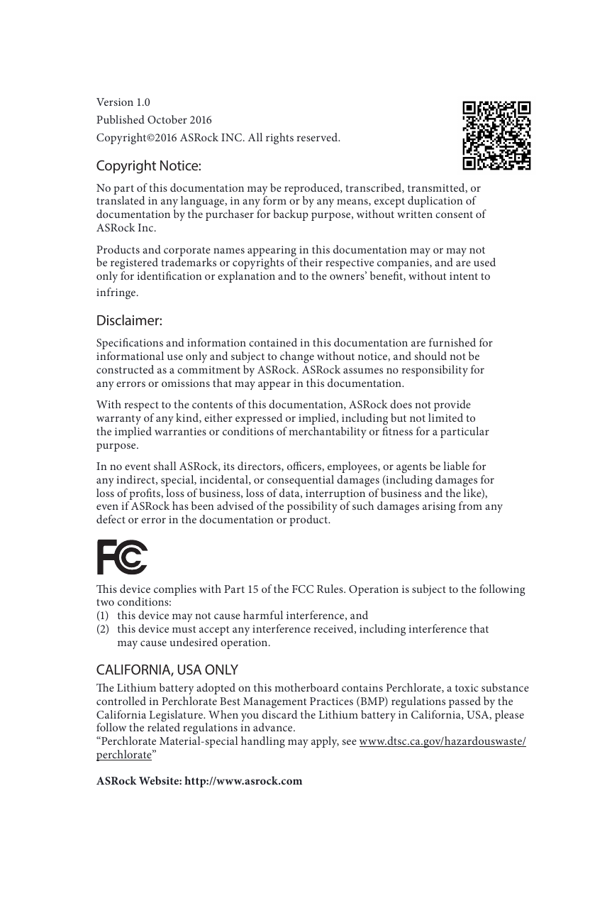 Asrock Fatal1ty B250m Performance User Manual Manualzz