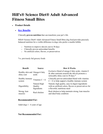 science diet small bites feeding guide