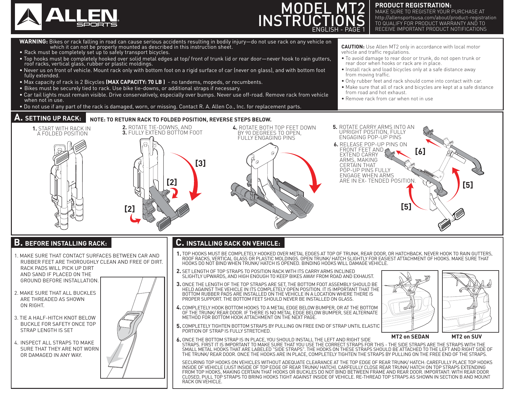 allen sports 102dn installation hatchback