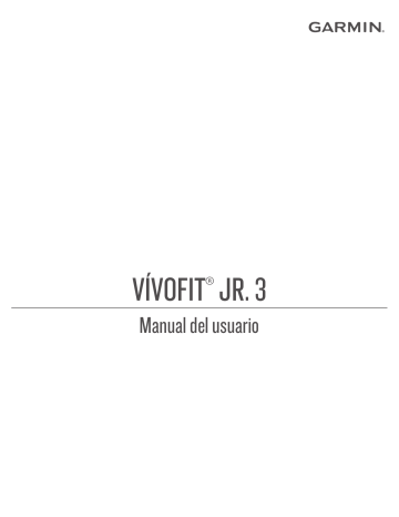 Garmin Vivofit JR 3 Manual de usuario | Manualzz