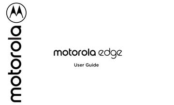 Motorola Edge User Guide | Manualzz