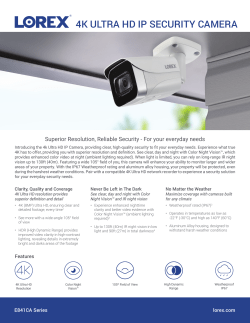 Lorex E841CA-E - Product information, Quick start Guide manualzz