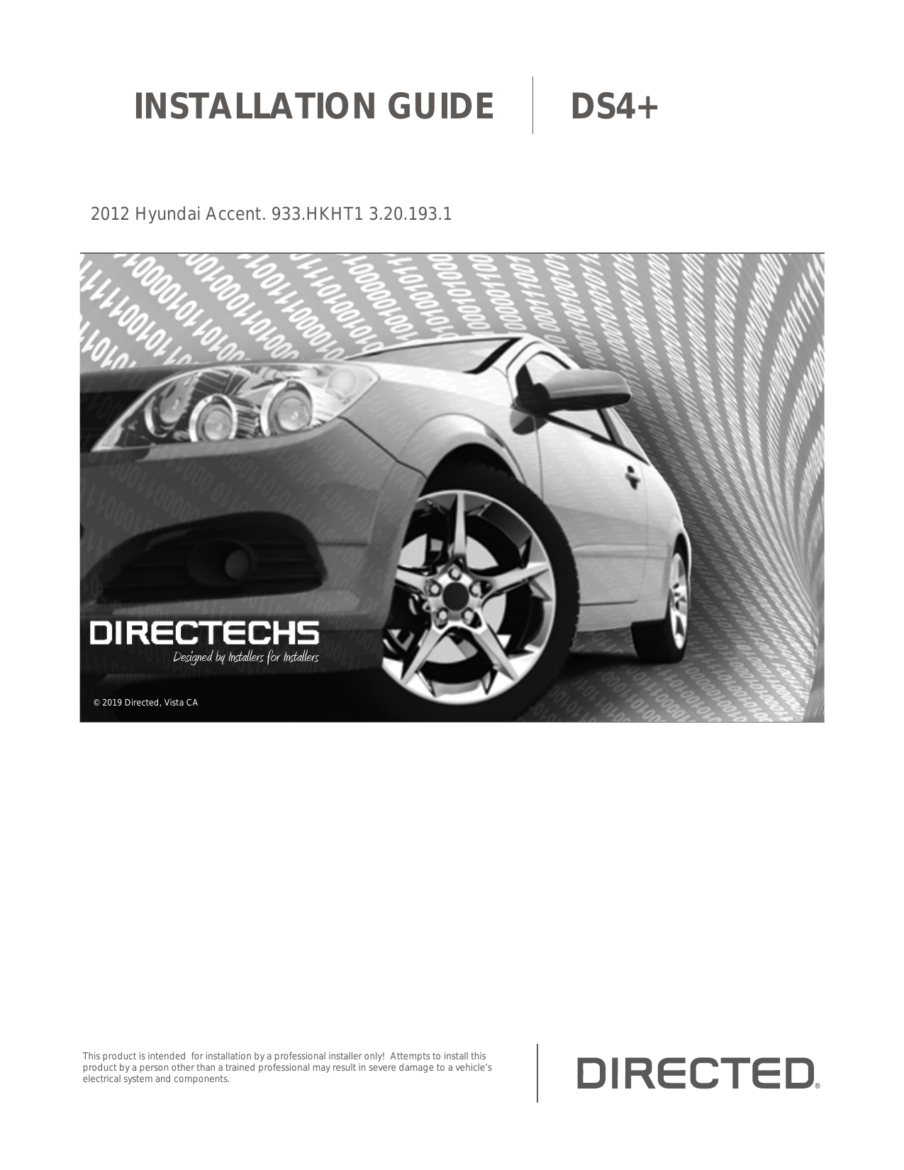 Directed DS4+ Installation Manual | Manualzz RC Car Wiring Diagram Manualzz