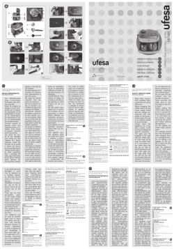 UFESA CK7355 - Owner's manual, User manual | manualzz.com