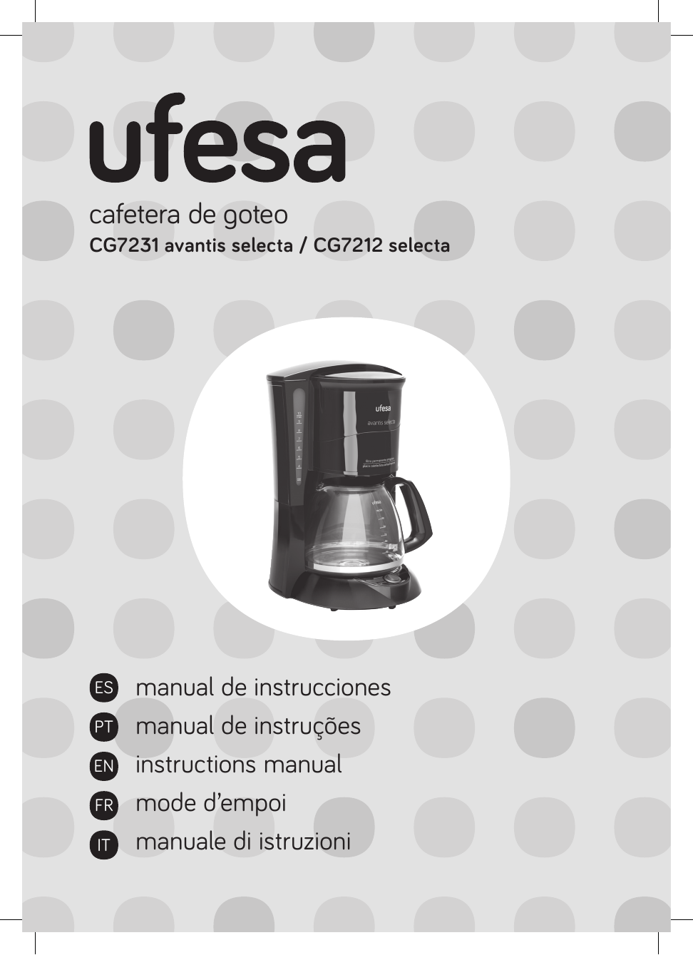 UFESA CG7212, CG7231 Owner's manual | Manualzz