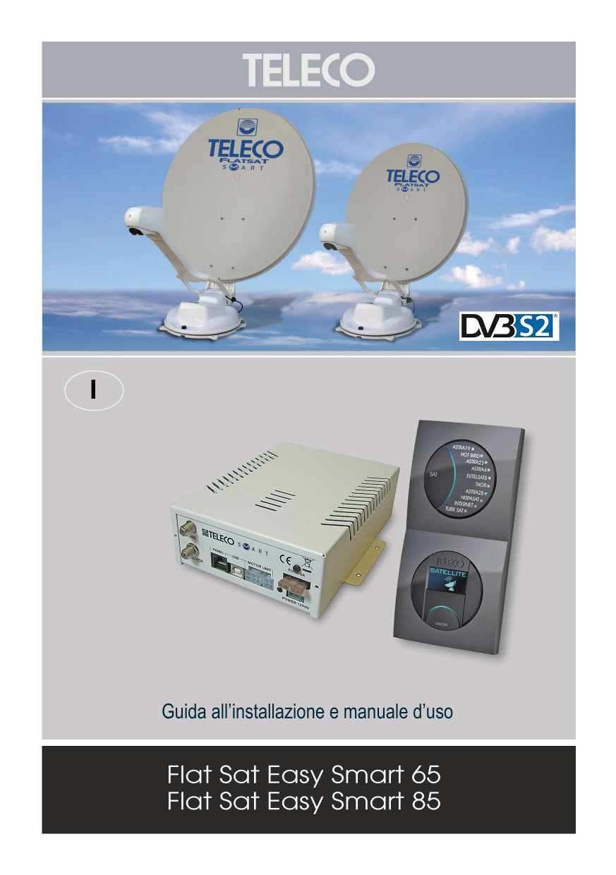 Teleco Flatsat Easy Smart Manuale utente Manualzz