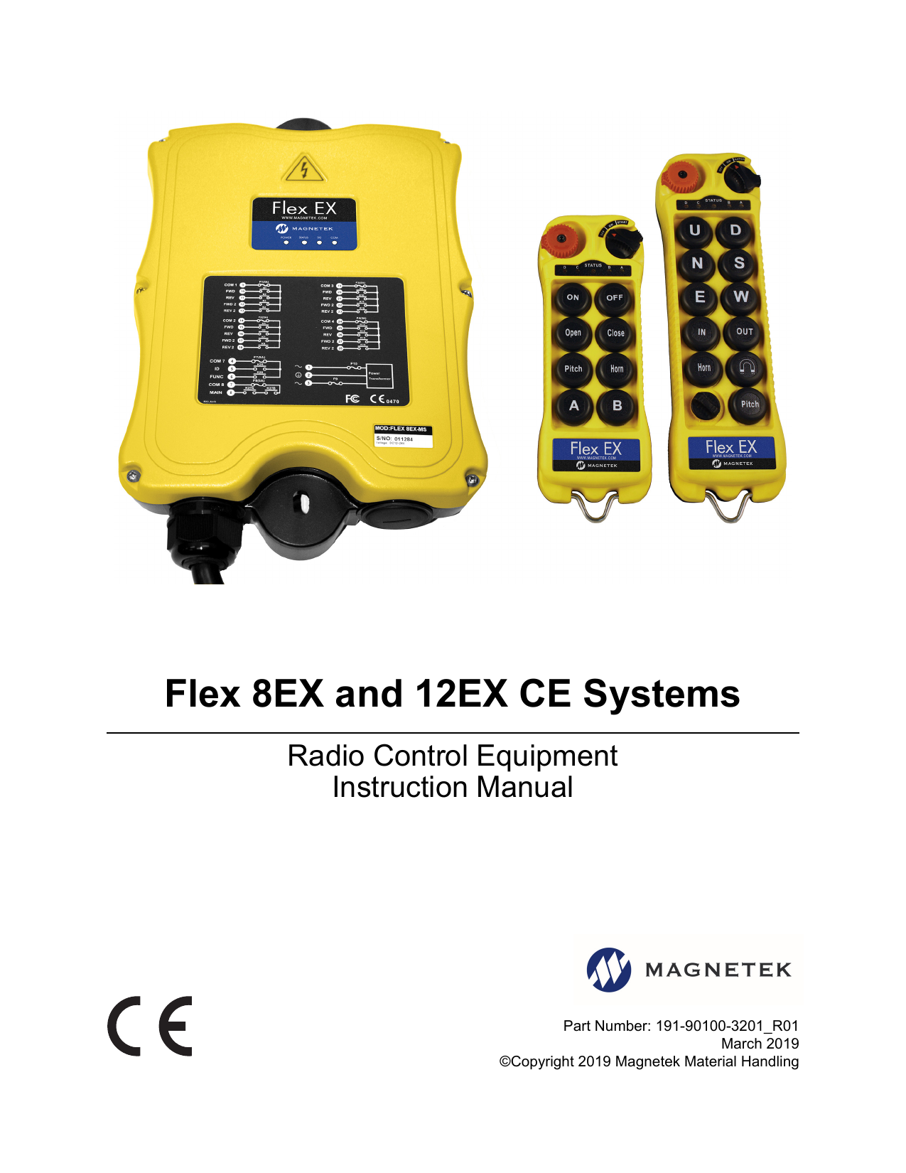 Magnetek Flex 8EX and 12EX CE Systems Owner's manual | Manualzz