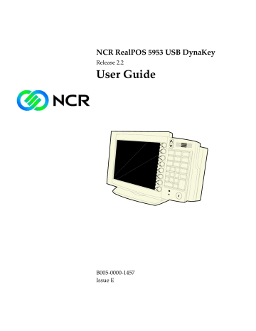 NCR RealPOS 5953, RealPOS 5953 USB DynaKey User Manual | Manualzz