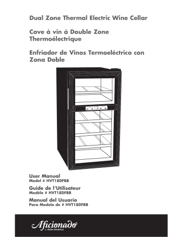 Haier Hvts18 Hvt18dfbb Hvts18dabb Dual Zone Wine Cooler Hvtb18dabb User Manual Manualzz
