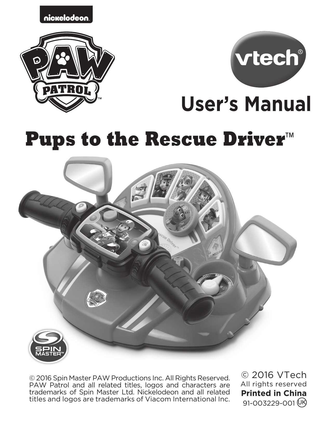 vtech pups to the rescue driver