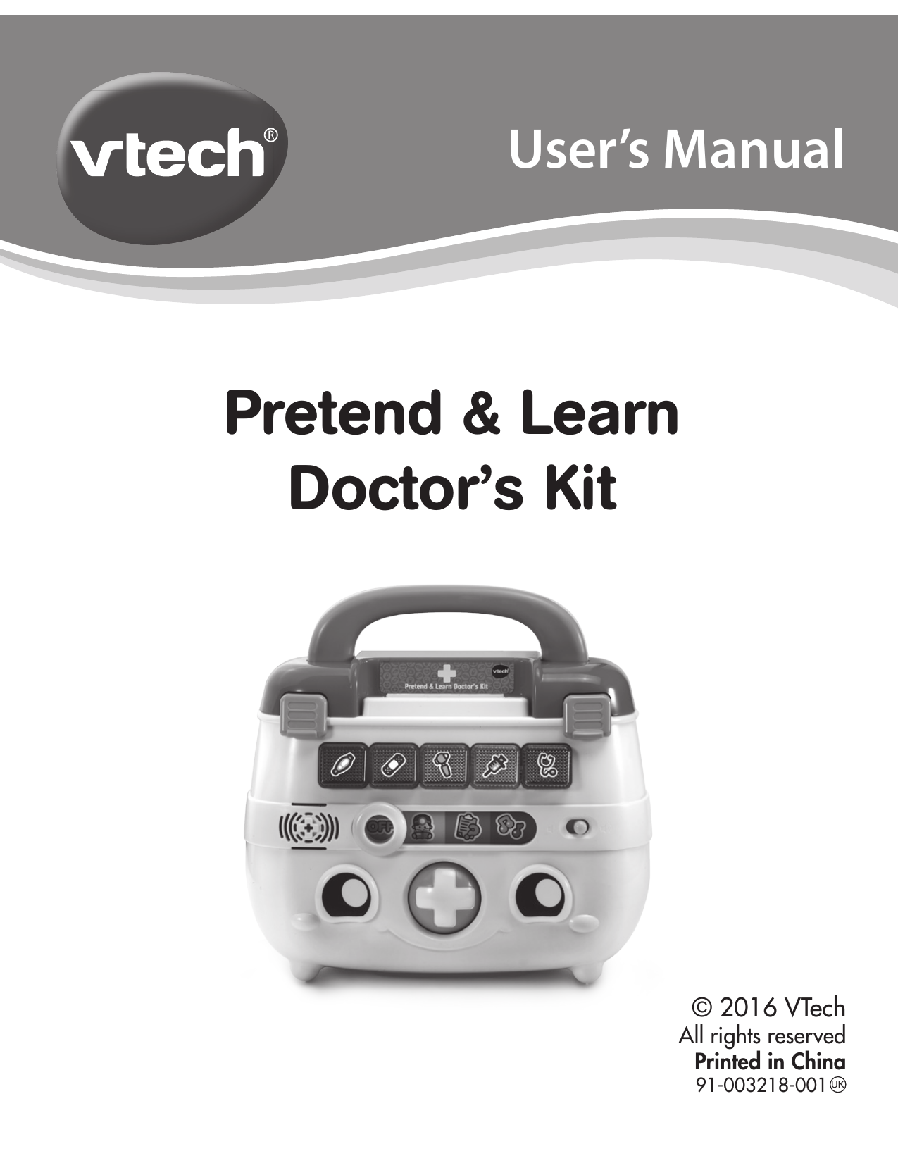 vtech pretend and learn doctors kit