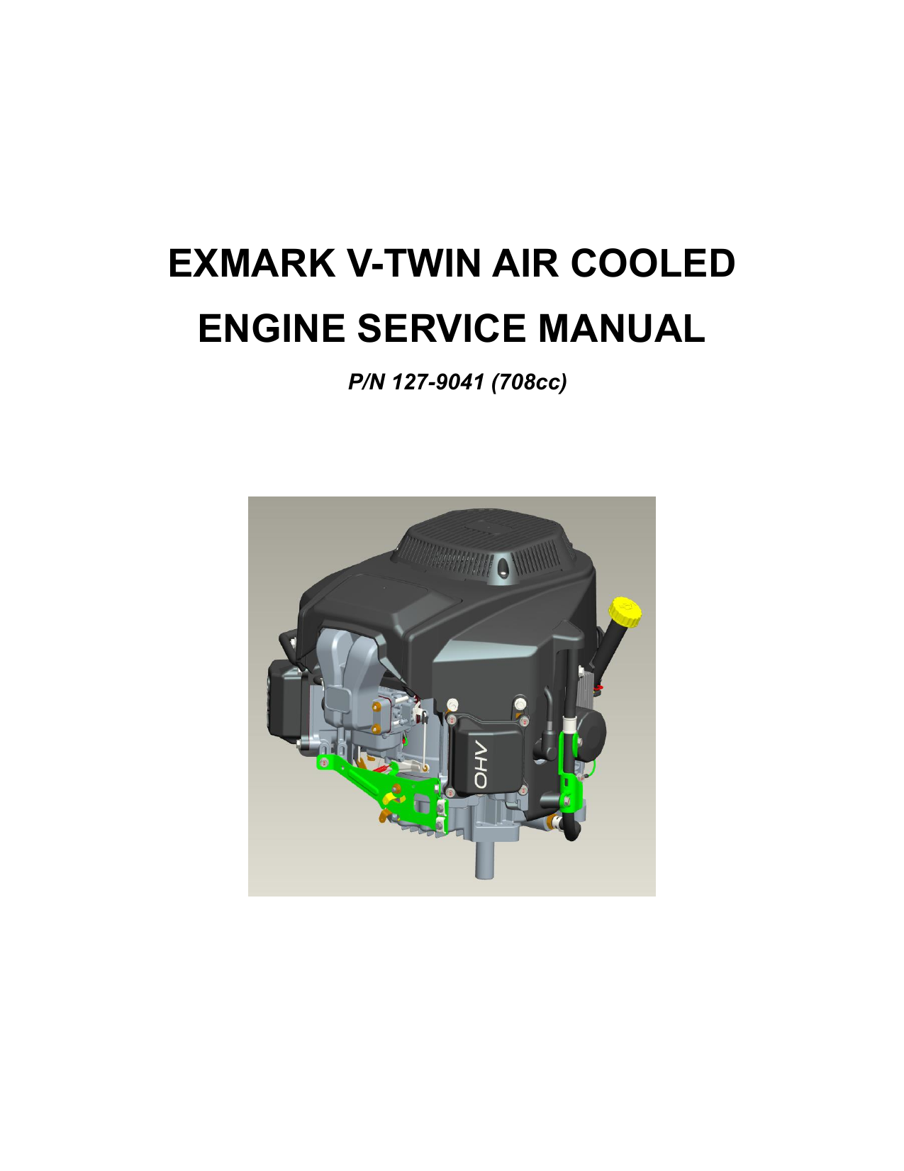 Exmark 139-0603 2P77F Engine Quest E S Series 127-9041 136-7816