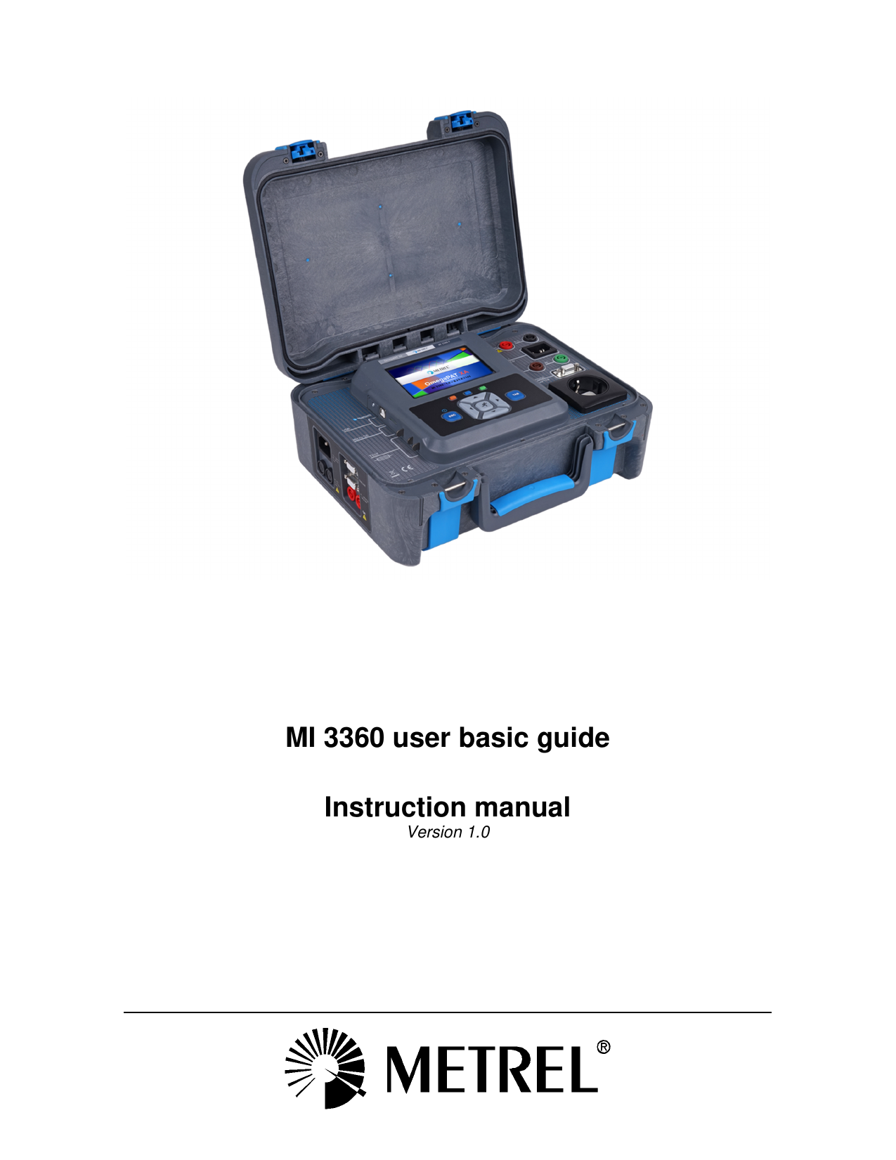 Metrel Mi 3360 Omegagt Xa Instruction Manual Manualzz