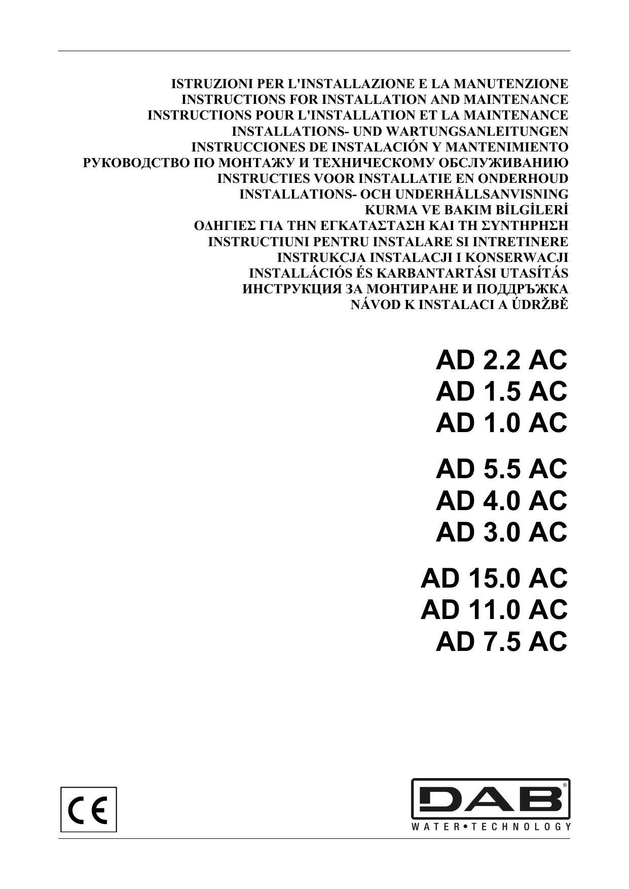 DAB ADAC Kullanma talimatları Manualzz