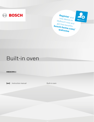 Bosch HBG635NS1/79 Serie | 8 Instruction manual | Manualzz