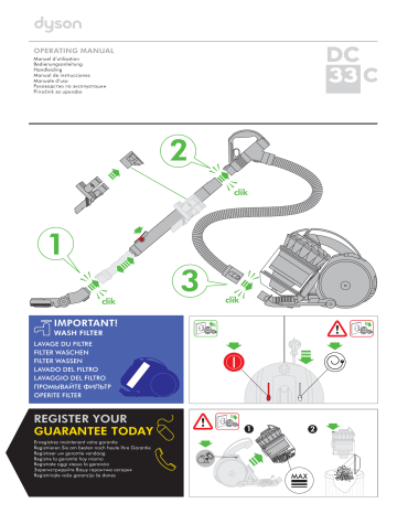 Dyson DC33C ALLERGY PARQUETDC33C ORIGIN El manual del propietario | Manualzz
