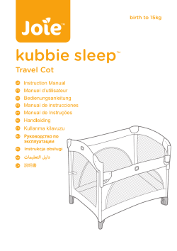 kubbie travel cot