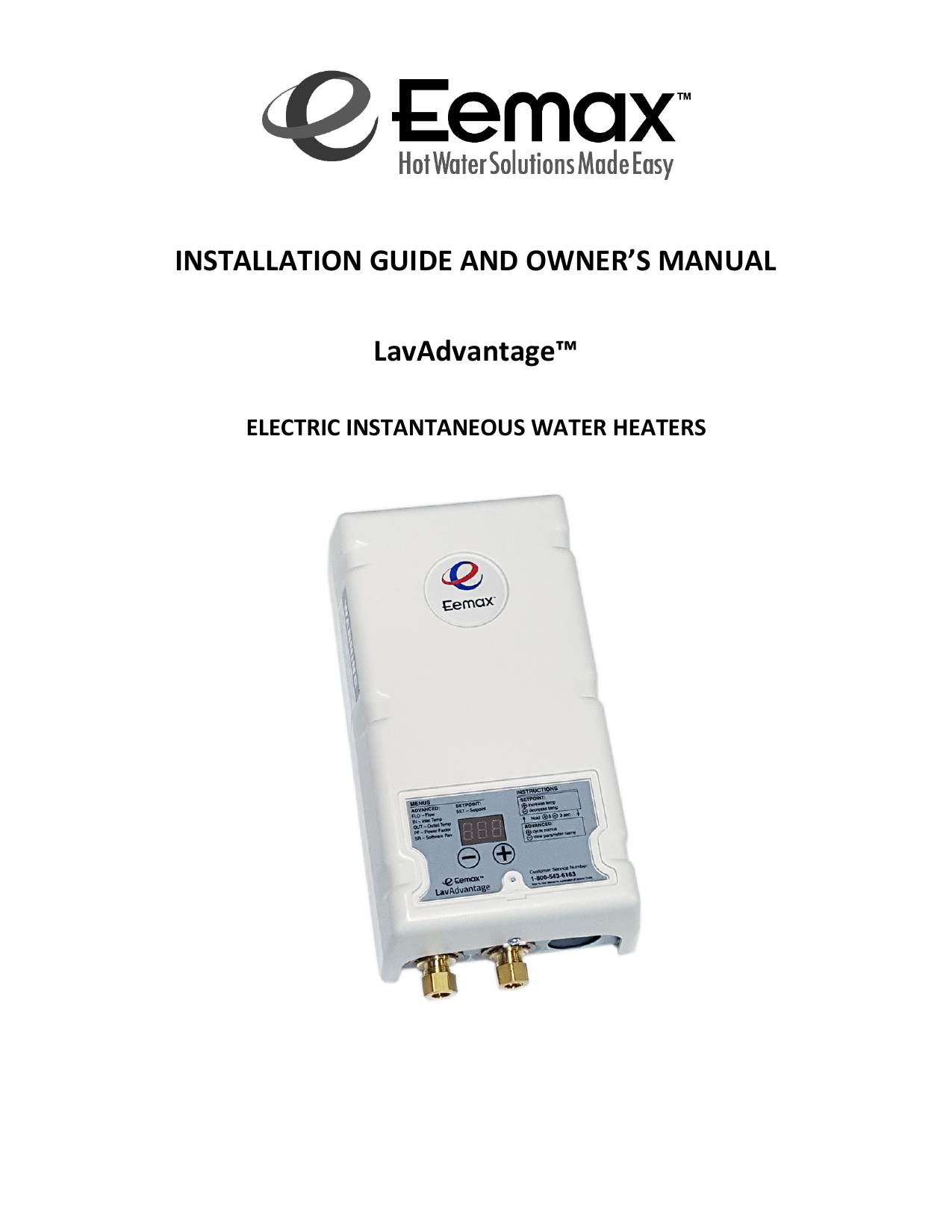 Eemax SPEX3012T LavAdvantage GPM, Kilowatt, 120 Volt, 43 OFF