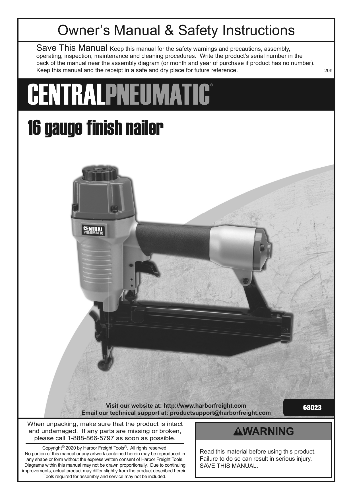 Share more than 136 central pneumatic nail gun ceg.edu.vn