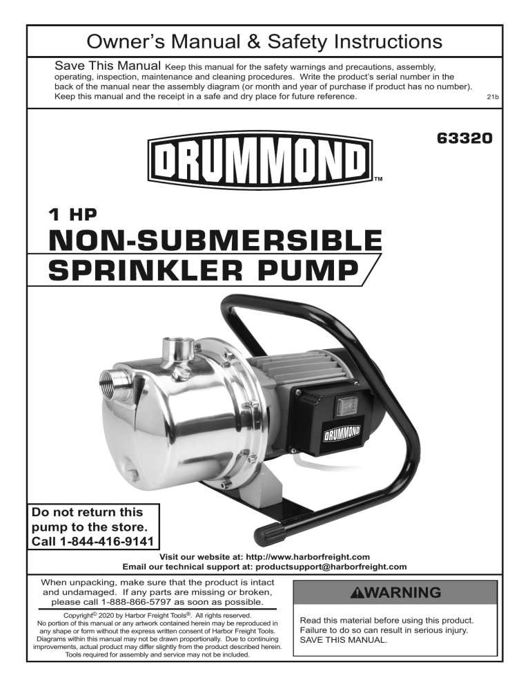 Drummond 63320, Item 63320UPC 792363633208 Owner's manual Manualzz