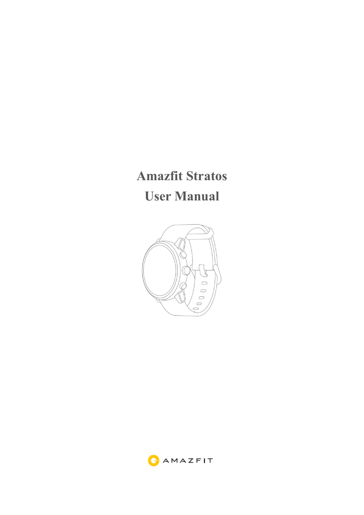 Amazfit stratos cheap 2 manual pdf