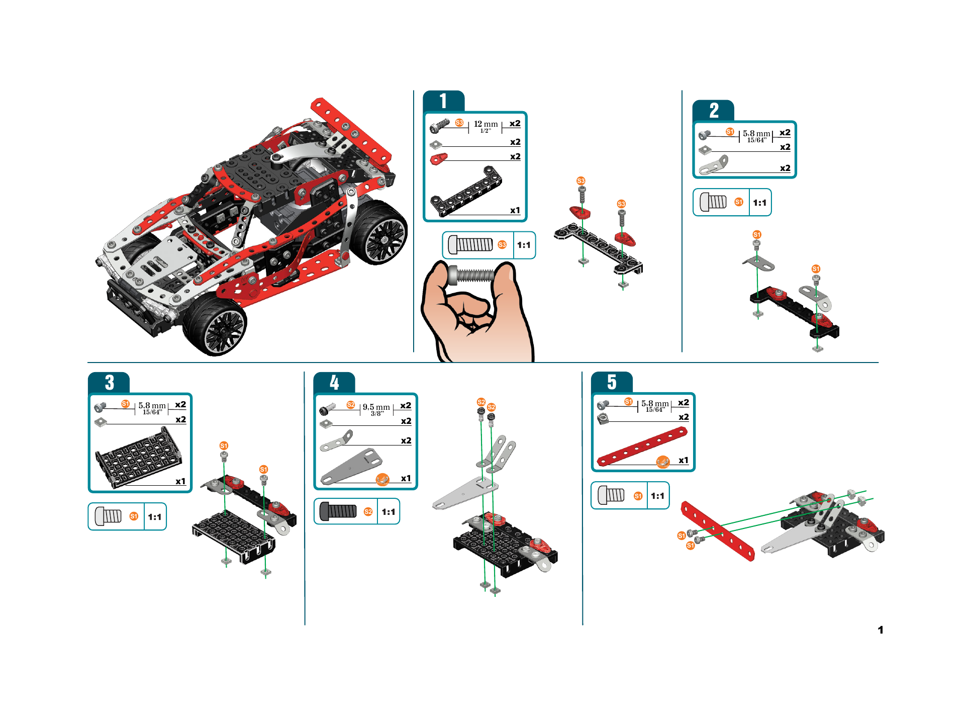 meccano supercar 27 in 1