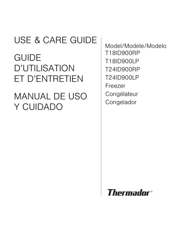 Thermador T24id900lp Freedom Series 24 Inch Built In Freezer Column Manual Manualzz