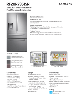 Samsung RF28R7351SR - Specification, User guide, User manual | manualzz.com