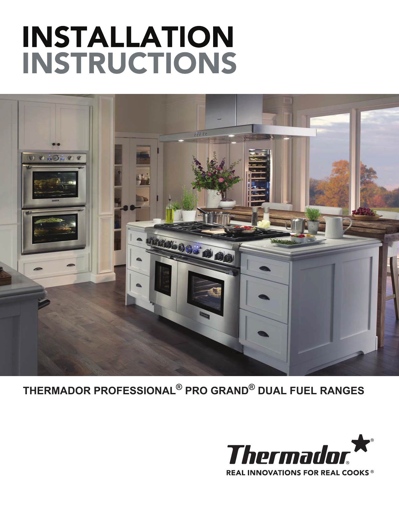 Thermador PRD486JDGU Pro Grand Series 48 Inch Freestanding Dual Fuel