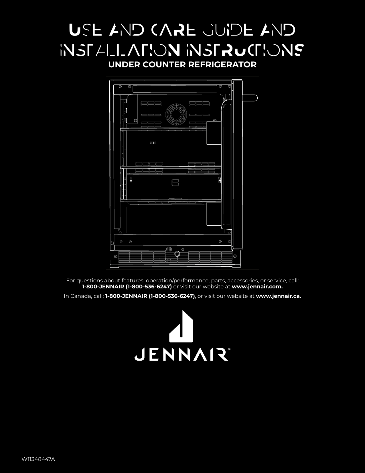 JennAir JURFR242HL RISE Series 24 Inch BuiltIn Counter Depth Compact