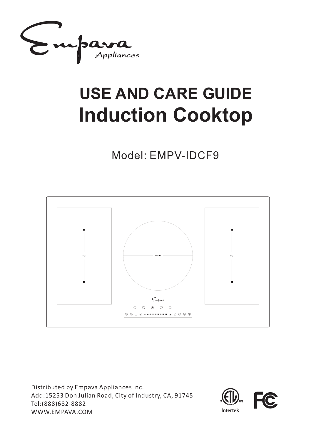 empava induction cooktop how to use