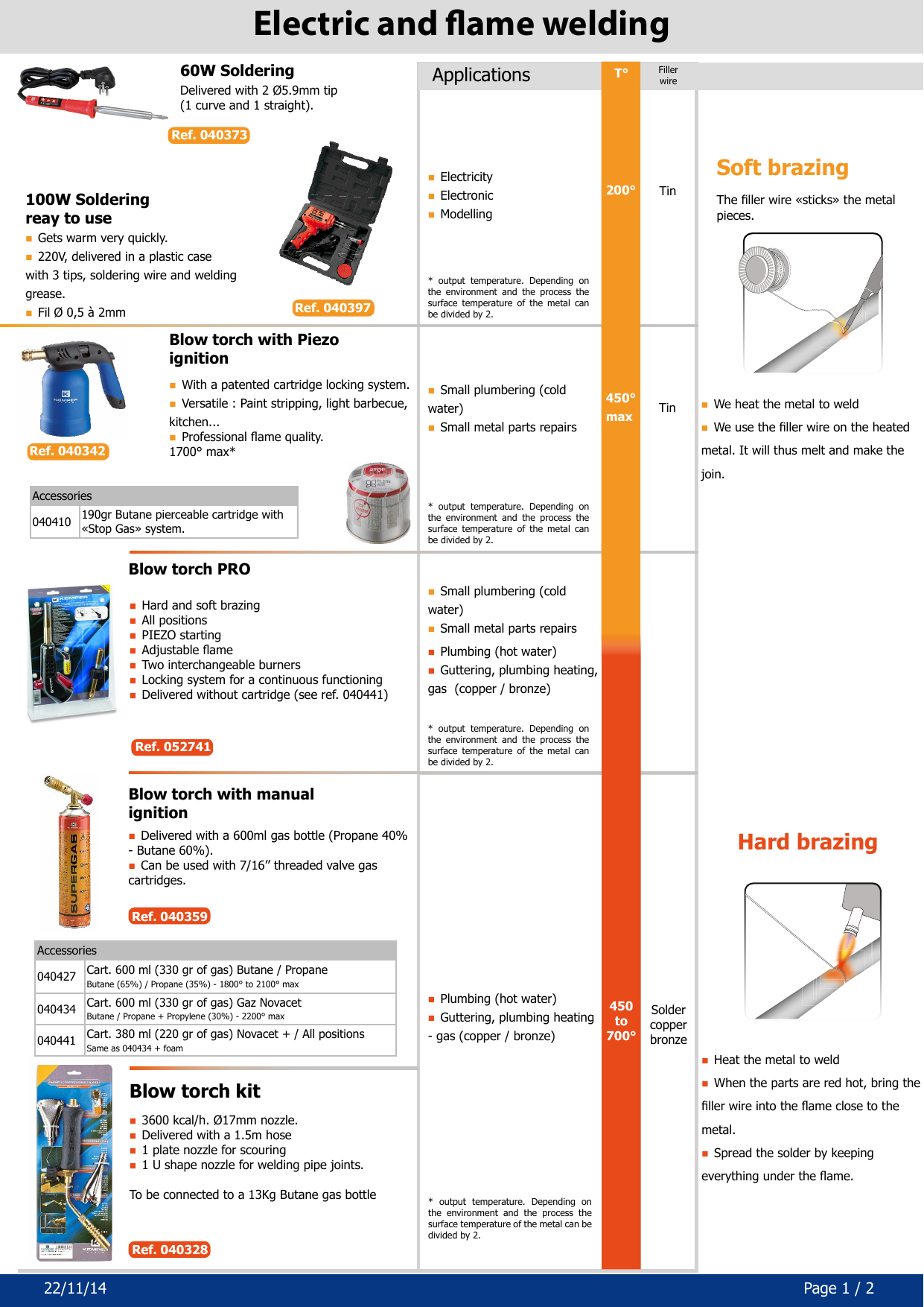 Gys 600ml Cartridge 330gr Gas Novacet Gas Datasheet Manualzz