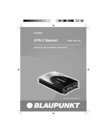 Blaupunkt gta 2 special mk 2 схема