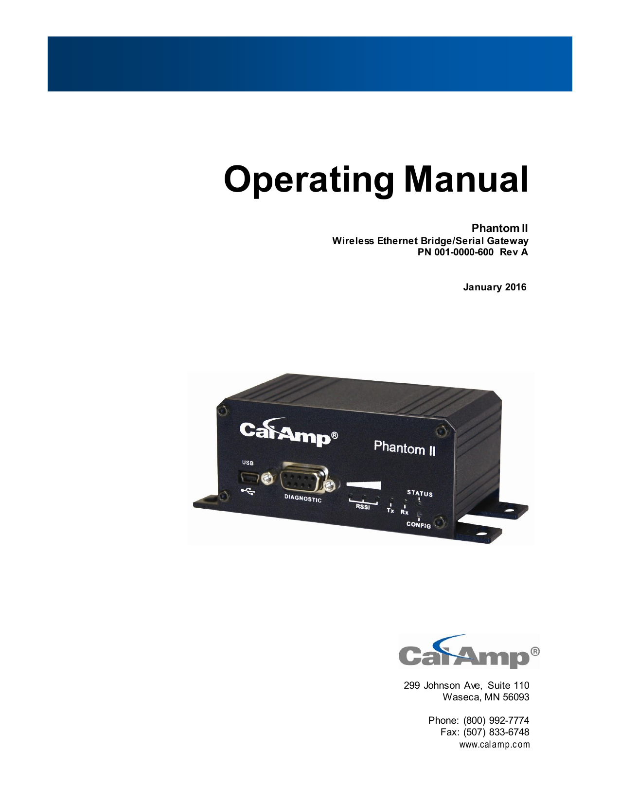 Calamp Phantom Ii User Manual Manualzz Calamp Phantom Ii User Manual Manualzz
