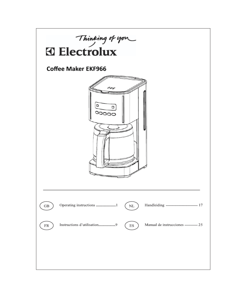 Electrolux EKF966 Owner's manual Manualzz