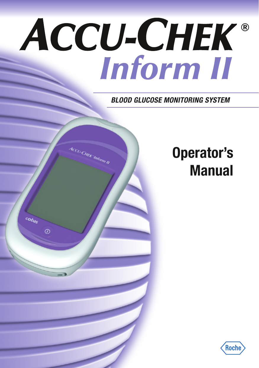 Roche AccuChek Inform II Operators Manual Manualzz