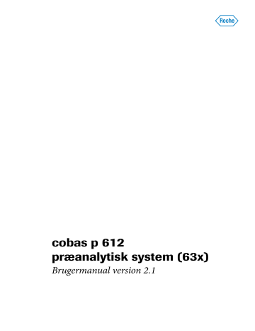 Roche cobas p 612 LCP1 Brugermanual | Manualzz